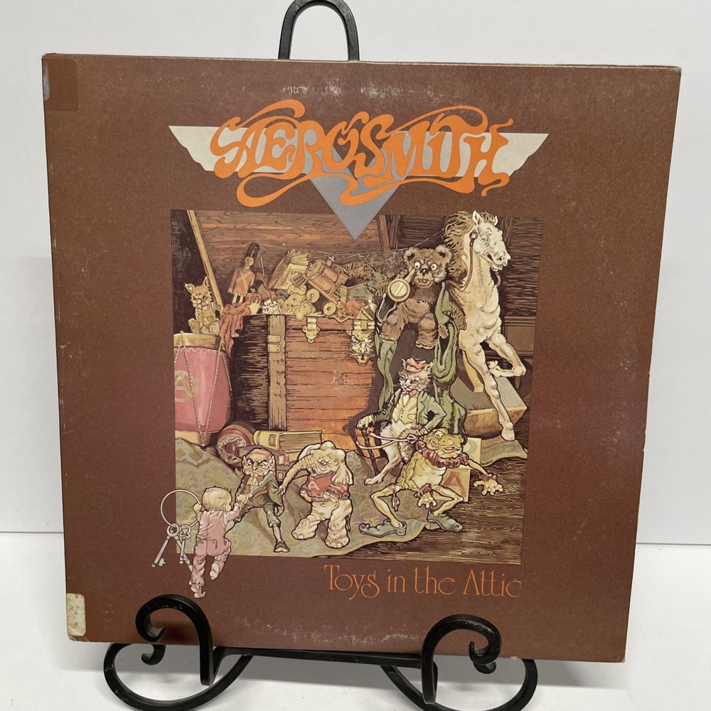 Aerosmith Toys in the Attic 12" Vinyl LP Record Columbia Rock Cardboard Sleeve